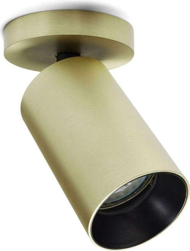 Spoton Circle takspot 1 lys GU10 - Messingfarget