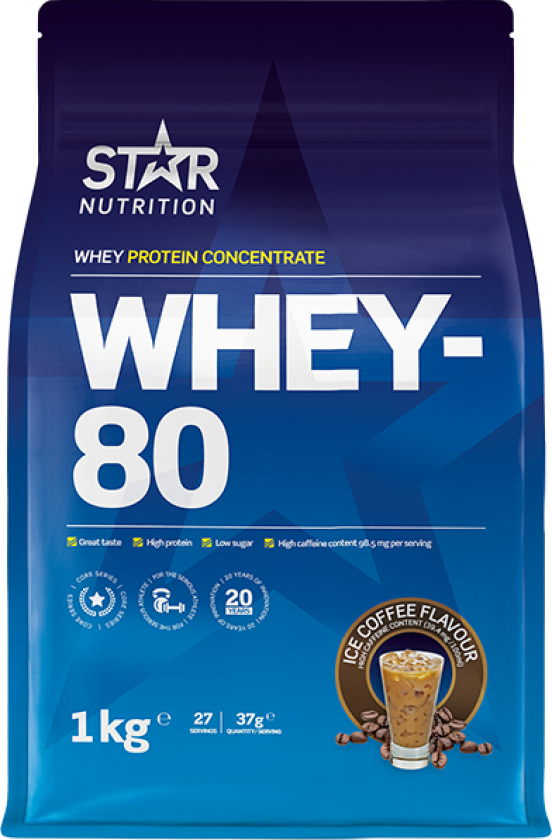 Whey-80 Myseprotein 1 kg