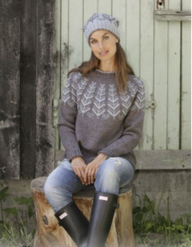 Â Inner Circle by DROPS Design - Bluse Strikkeoppskrift str. S - XXXL - XXX-Large
