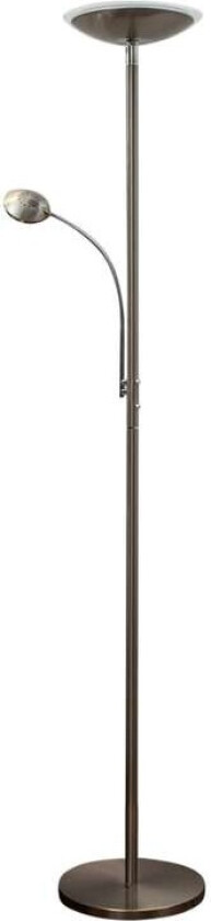 Malea - LED-uplight lampe med lesearm, nikkel