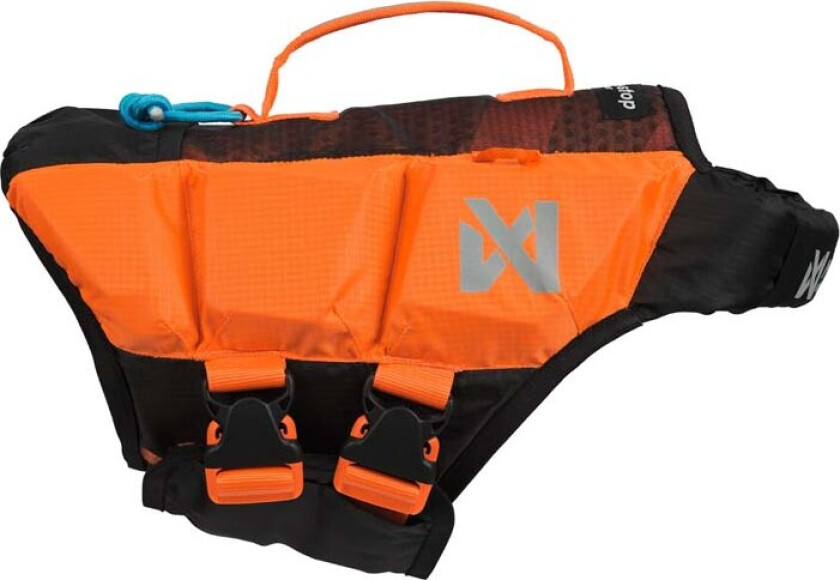 Non-Stop Dogwear Protector Redningsvest til hund Oransje & Svart (2)