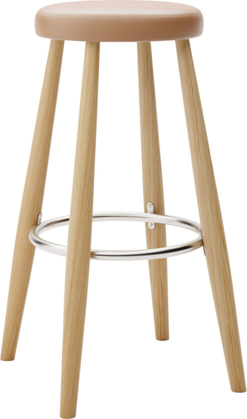 Ch56 High Stool, Oljad Ek, Lädergrupp C Sif - 95
