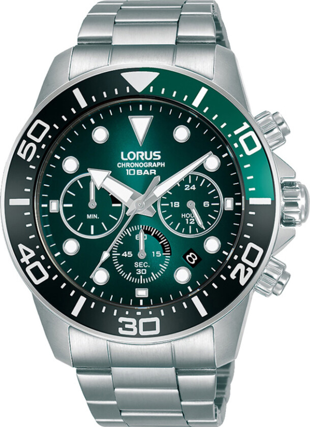 Mens Chronograph RT341JX9 - Kvarts - Sølv - Herreklokker - Rustfritt stål - ledd m/pin - Mineral