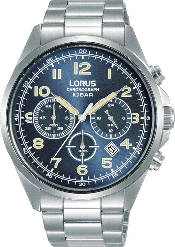 Mens Chronograph RT305KX9 - Kvarts - Sølv - Herreklokker - Rustfritt stål - ledd m/pin - Mineral