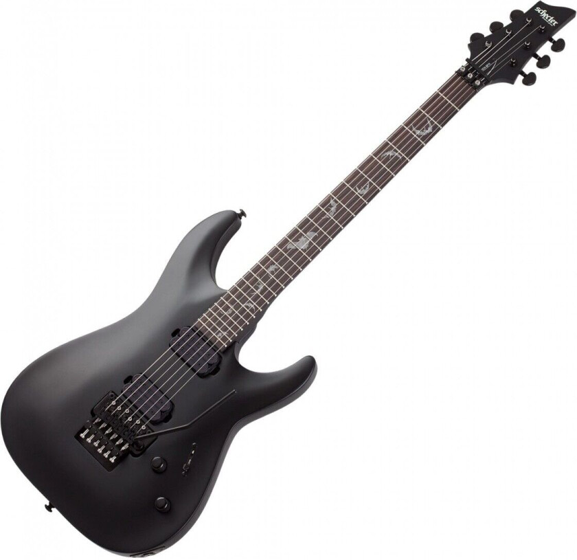 Schecter Damien-6 FR Satin Black
