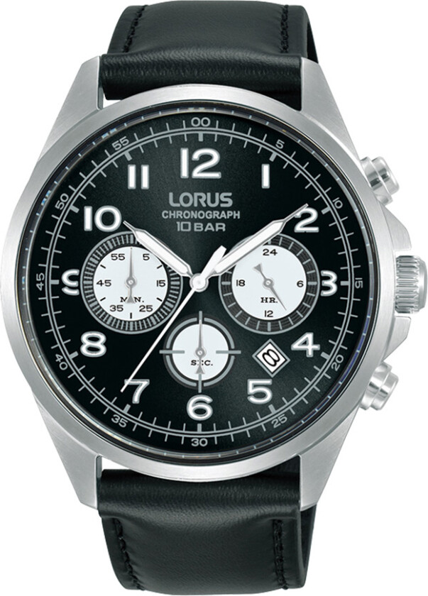 Mens Chronograph RT311KX9 - Kvarts - Sølv - Herreklokker - Skinn - Mineral
