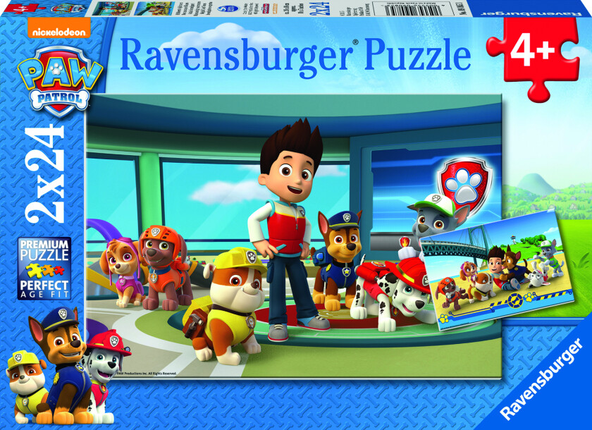 Puslespill 2X24 Paw Patrol