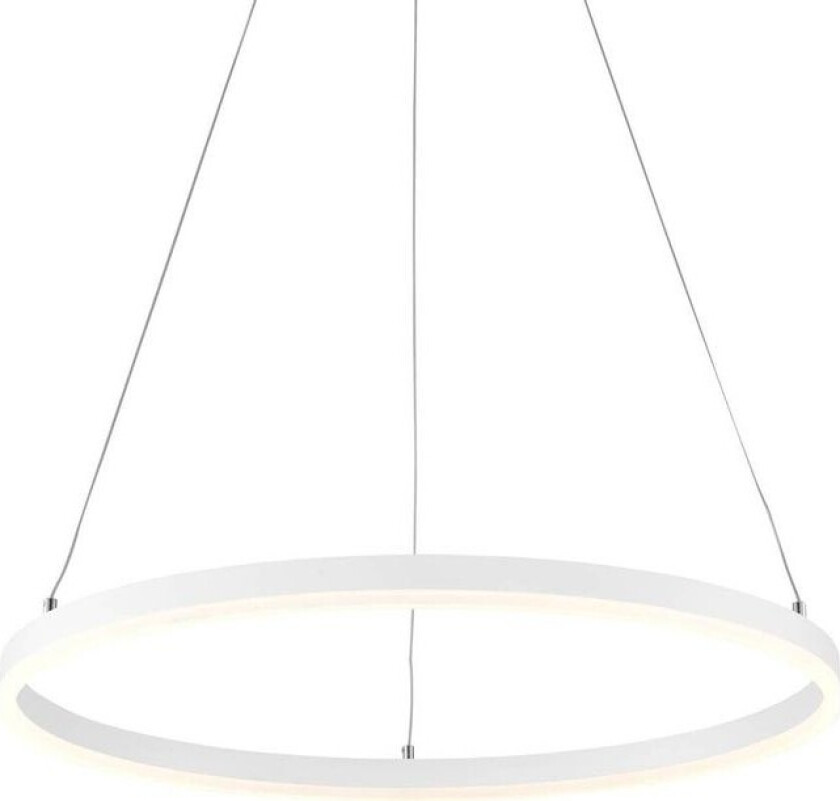 Albiona LED-hengelampe, hvit, 80 cm
