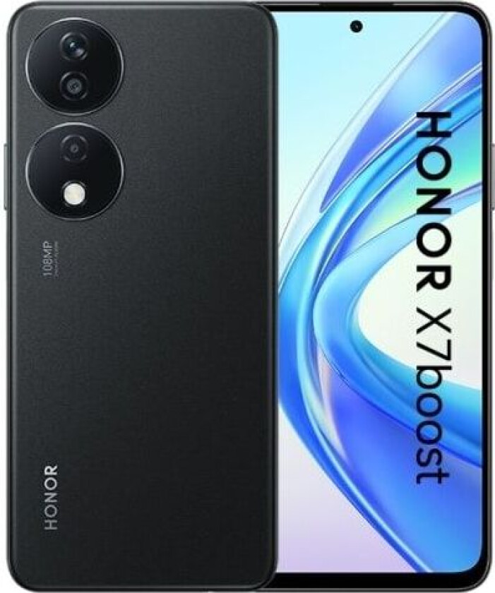 Honor X7boost, 17,3 cm (6.8"), 6 GB, 128 GB, 108 MP, Android 13, Svart