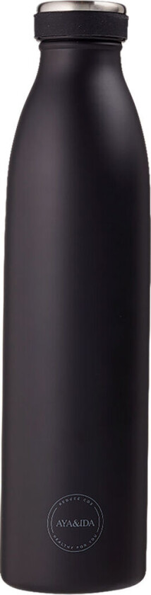 Drikkeflaske 750 ml Matt Svart - 750 ml