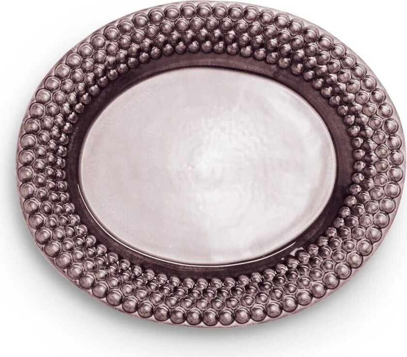 Bubbles ovalt fat 35 cm Plomme