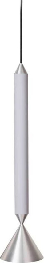 Apollo 39 pendel Light Grey / Polished Aluminium