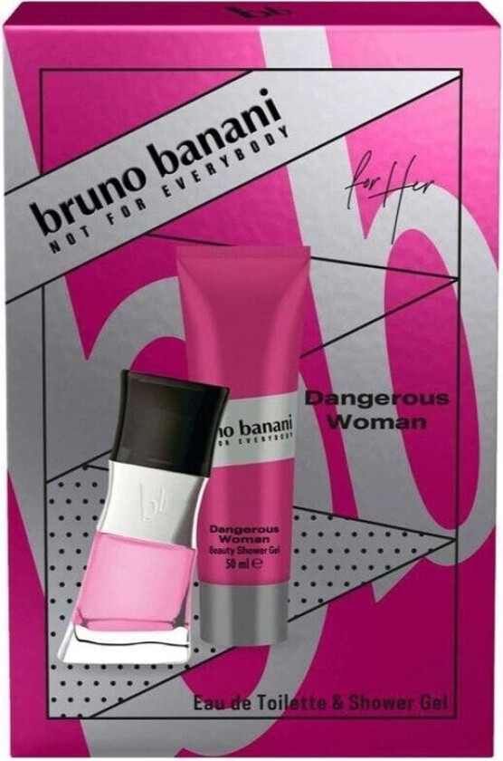 Giftset Bruno Banani Dangerous Woman Edt 30ml + Shower Gel 50ml