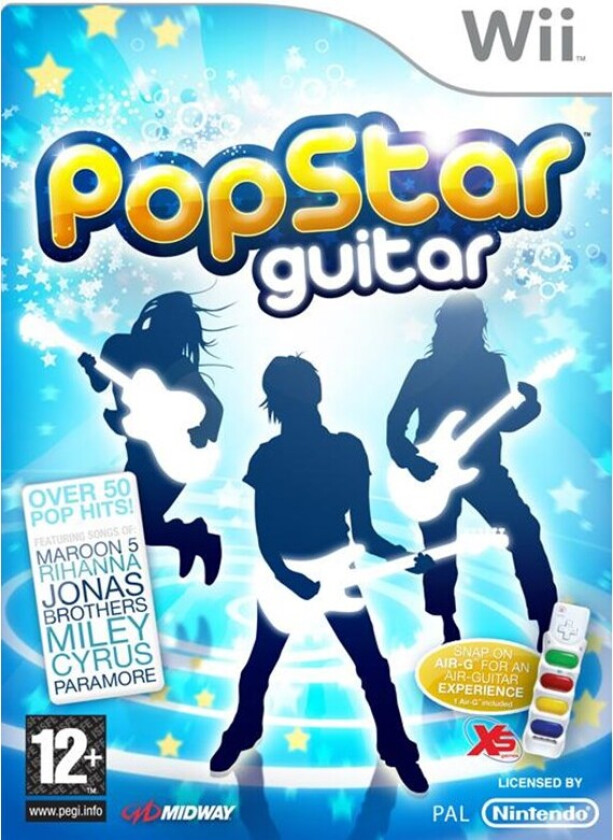 Pop Star Guitar - Nintendo Wii - Musikk