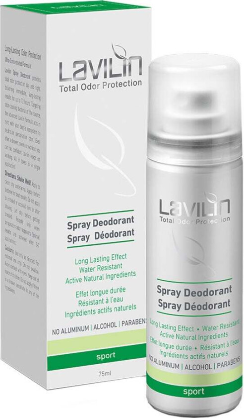 72h Deodorant Spray- Sport with probiotics, Damedeodorant