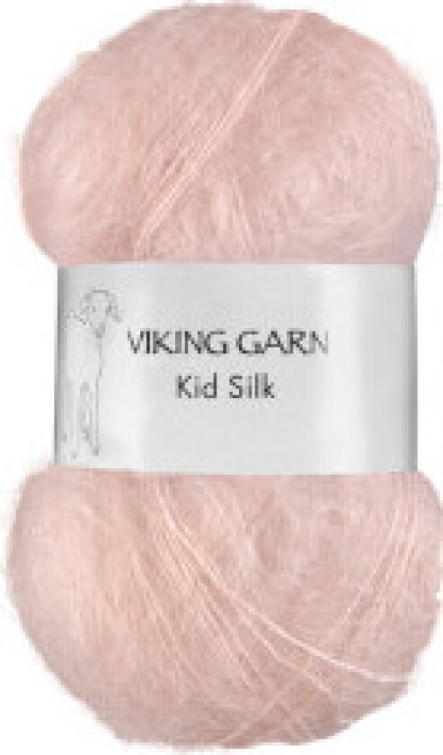 Viking Garn Kid-Silk 361 Pudderrosa