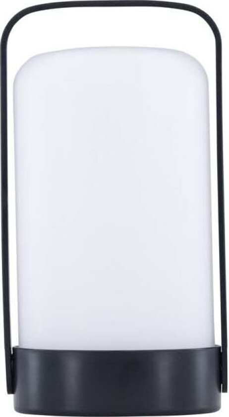 Fern bordlampe LED utendørs svart.