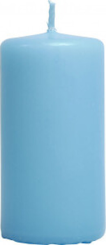 Bilde av Kubbelys, lys blå, H: 100 mm, dia. 50 mm, 6 stk./ 1 pk.