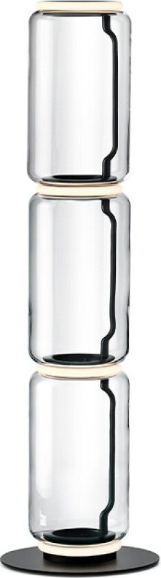 Bilde av Noctambule Floor - 3 Low Cylinders - Small Base - Black