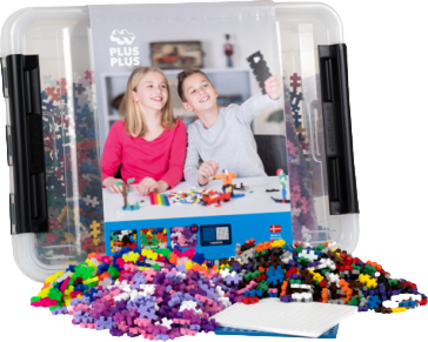 Plus-Plus Storage Box Mix 24