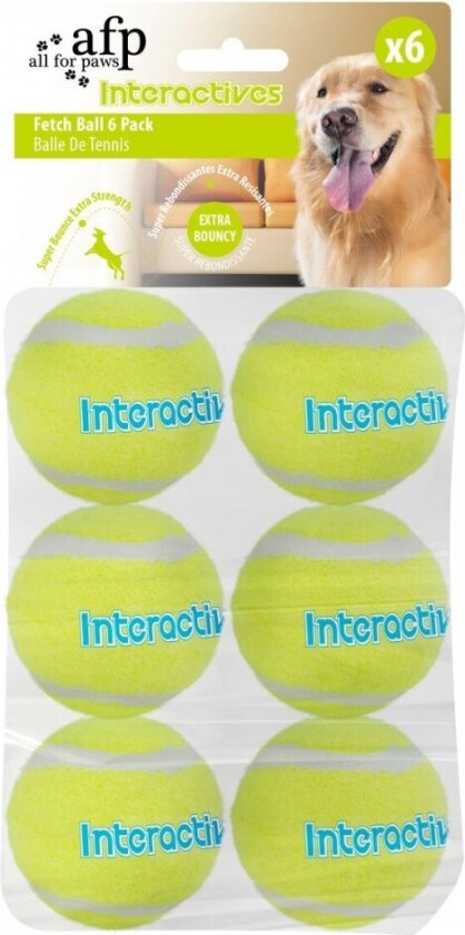 All For Paws Fetch N Treat Ekstraballer 6,5 cm 6-p