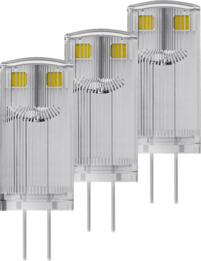 4058075449985 LED (RGB)-lamp EEK F (A - G) G4 Specialsæt 0.9 W = 10 W Varmhvid (Ø x L) 12 mm x 33 mm 3 stk