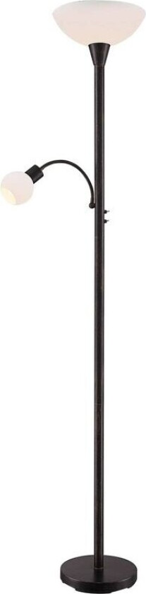 Uplight Elaina med leselampe, rust