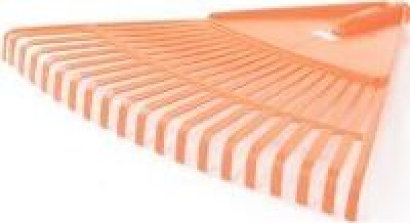 plastic rake for leaves, orange unframed (RG2-P-WG)