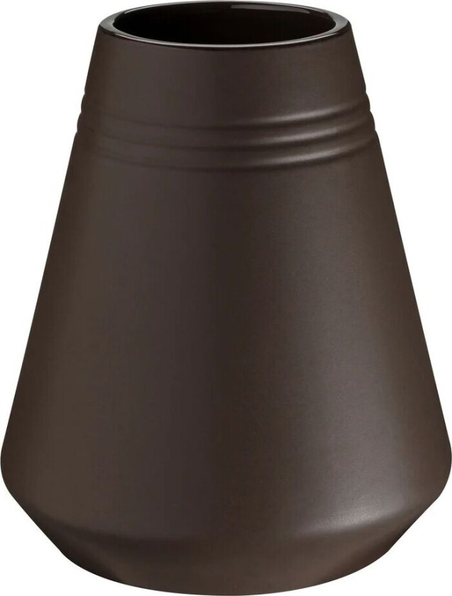 LInes vase 18 cm Brun
