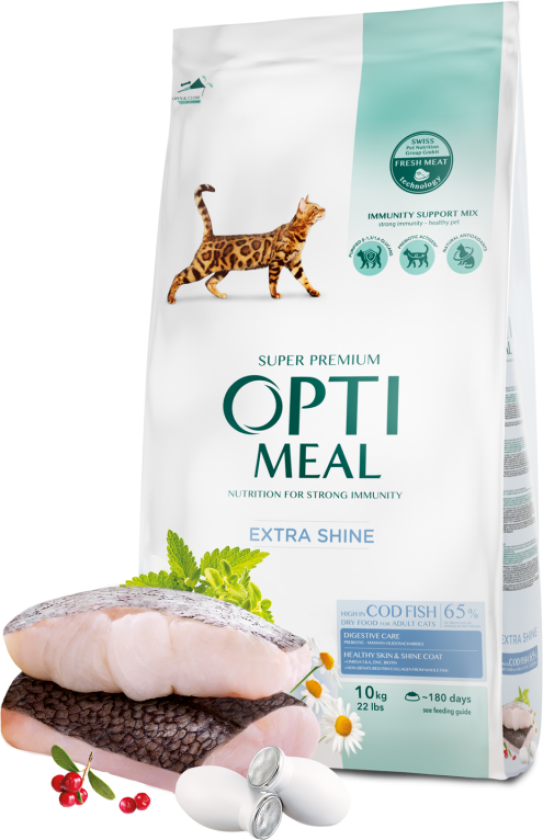 Cat Adult & Senior Skin & Coat High in Cod Fish Tørrfôr til katt 4 kg