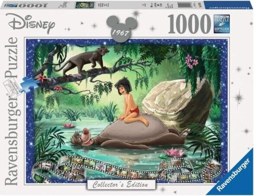 Puslespill 1000 Disney Jungle Book