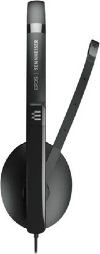 Epos Adapt 135 Ii Hodesett 3,5 Mm Jakk, Usb-a Optimert For Uc Stereo Svart