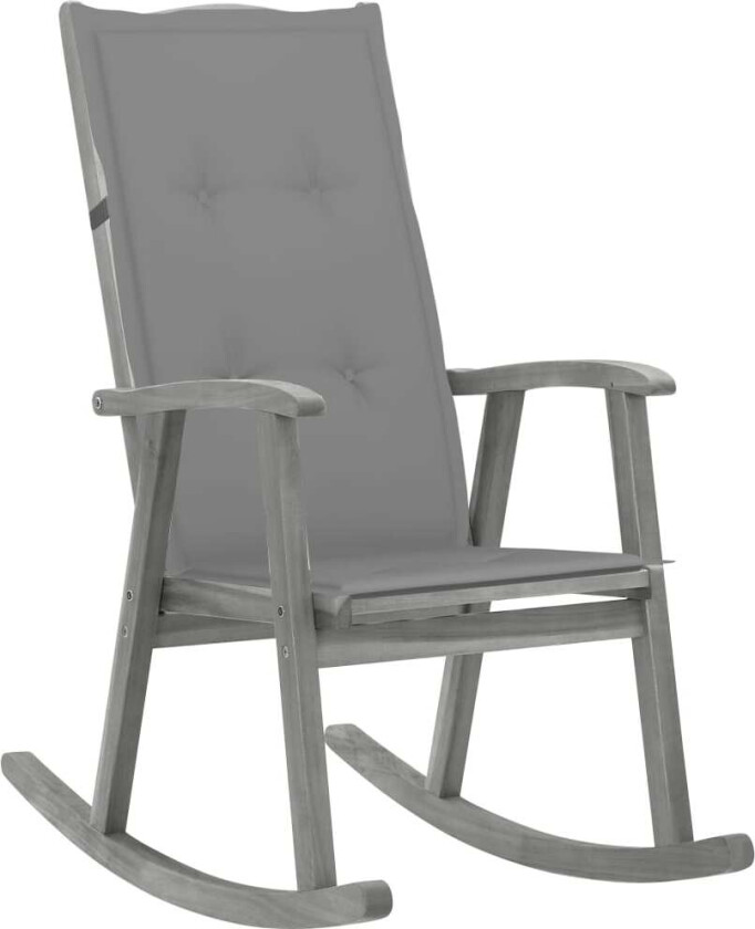 Gyngestol med puter grå heltre akasie