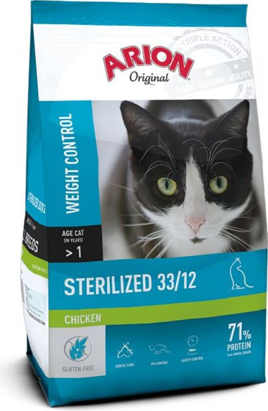 Arion Original Cat Sterilized Chicken (7,5 kg)