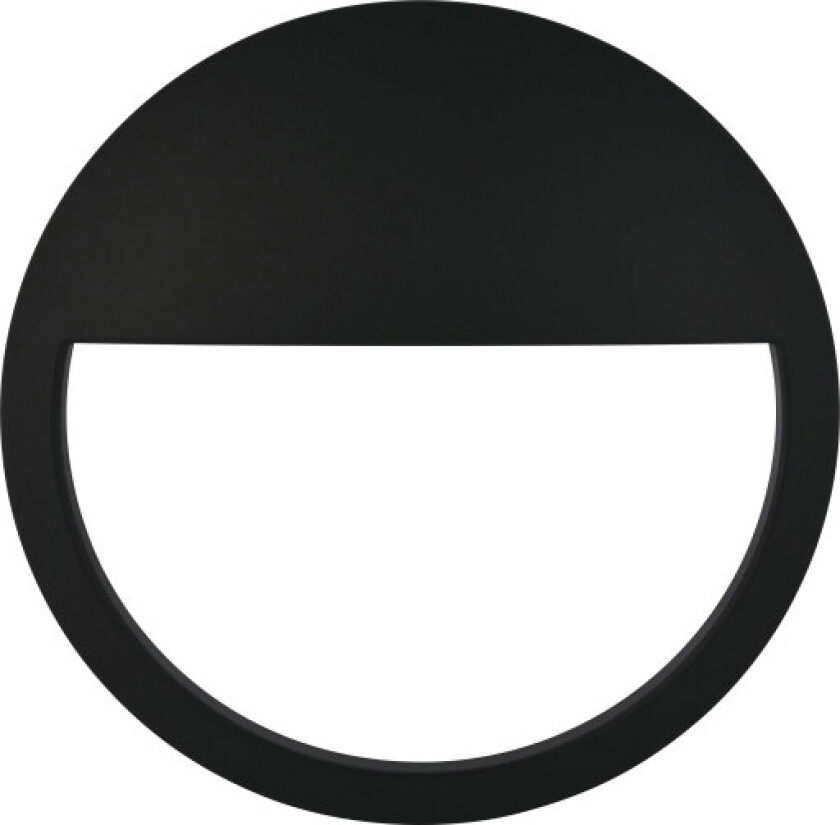 Palma frontdeksel, øyelokk, matt sort