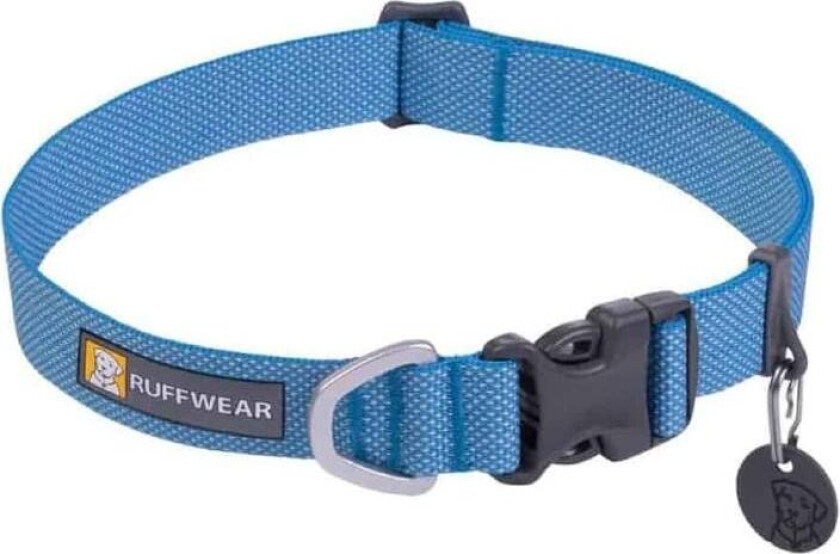 Hi & Light Dog Collar Blue Dusk Halsbånd til hund 51-66 cm