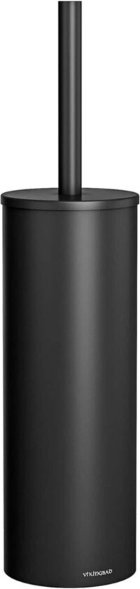 VikingBad Toalettbørste Rund - Svart Matt