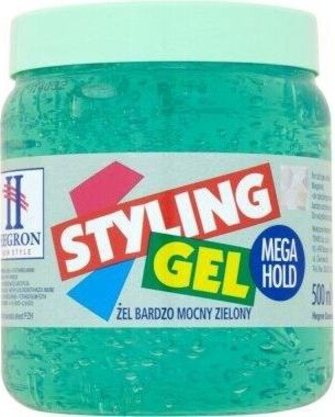 Hegron Hårgelé 500 ml grønn