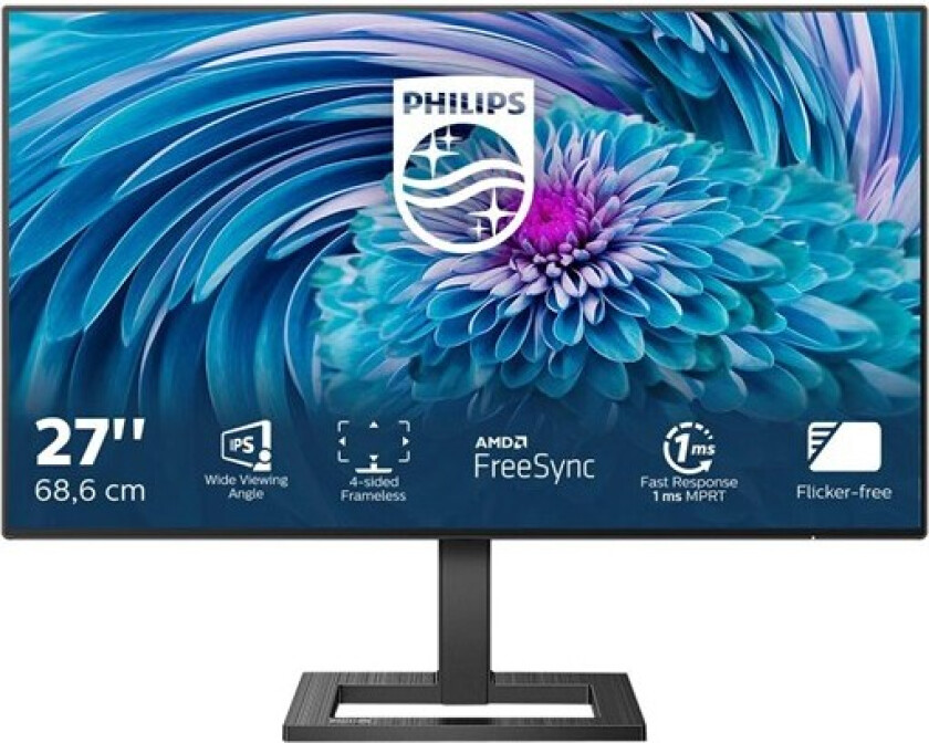 272E2FA/00 PC-skjerm 68,6 cm (27") 1920 x 1080 piksler Full HD LCD Sort