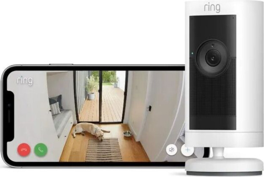 Stick Up Cam Pro Utendørs overvåkningskamera med batteri, Svart