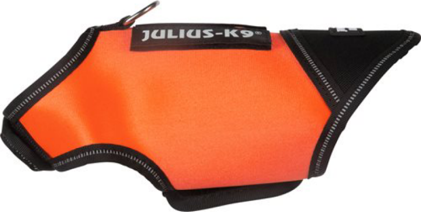 Neopren Hundejakke Oransje/Sort 35-44 cm