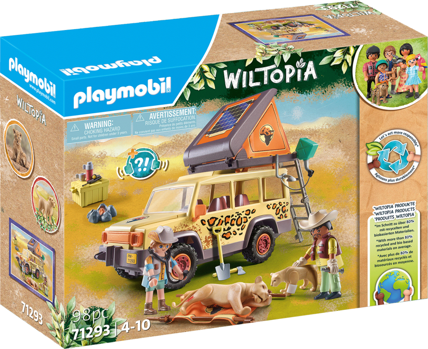 Playmobil Wiltopia - Med Suven Hos Løvene Playmobil Byggesett Wiltopia 71293