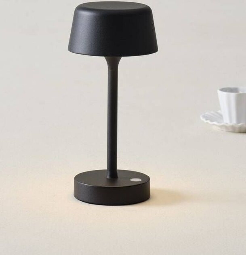 LEDA bærbar lampe Svart