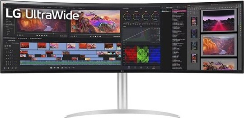 49" LG UltraWide 49BQ95C-W - LED monitor - curved - 49" - HDR - 5 ms - Skjerm