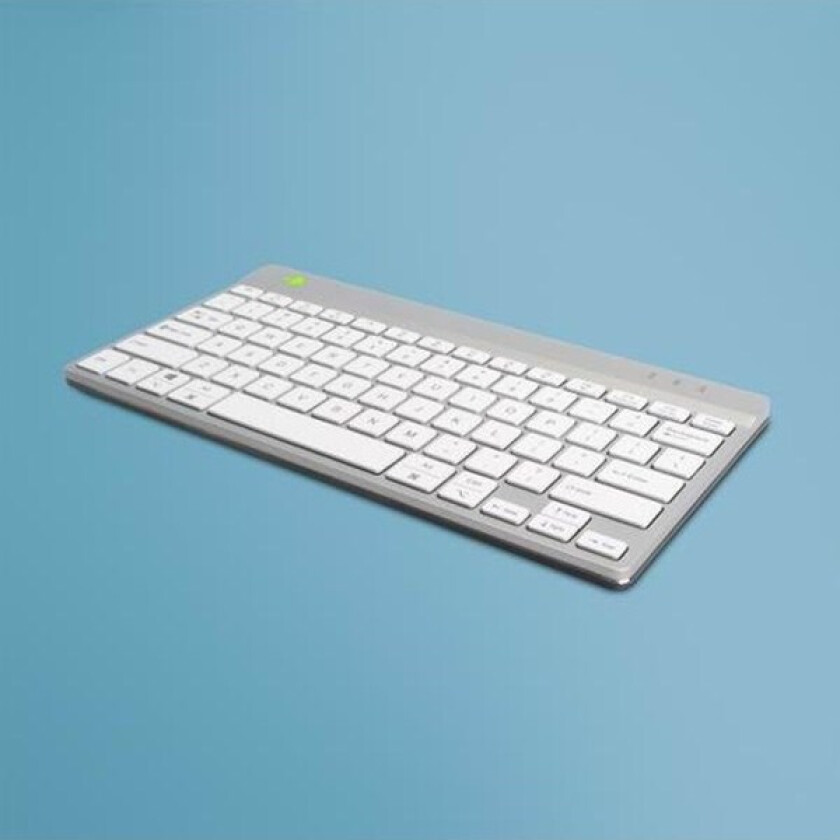 R-Go Ergonomic Keyboard Compact break - Tastatur - trådløs - Bluetooth 5.0 - QWERTY - USA - hvit