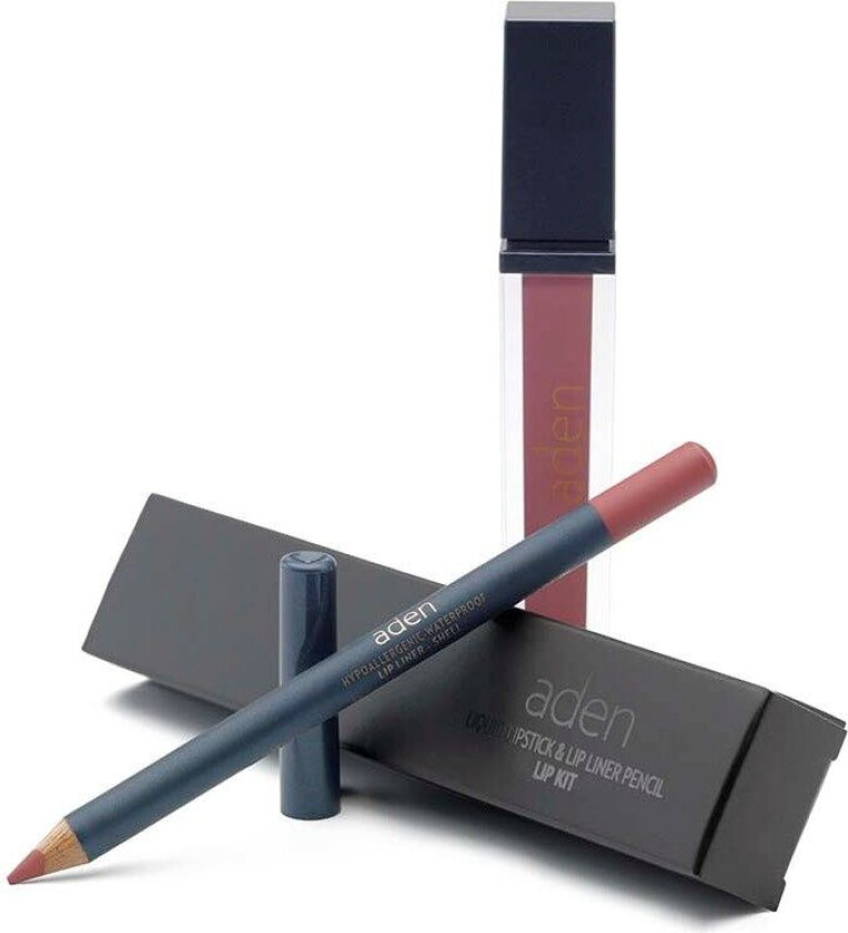 Liquid Lipstick + Lipliner Pencil Set Shell 05