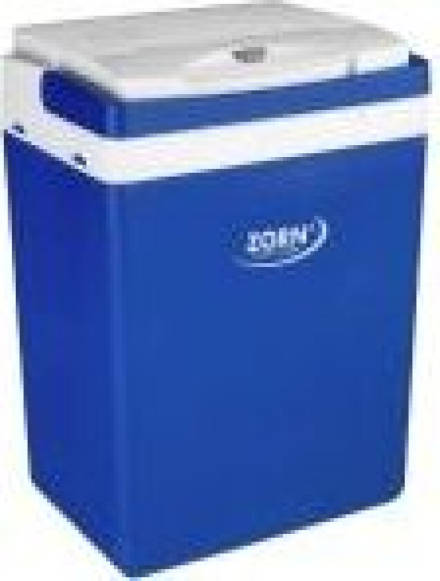 Z32 12/230V Køleboks Energiklasse: E (A - G) Termoelektrisk 230 V, 12 V Blå-hvid 30 l