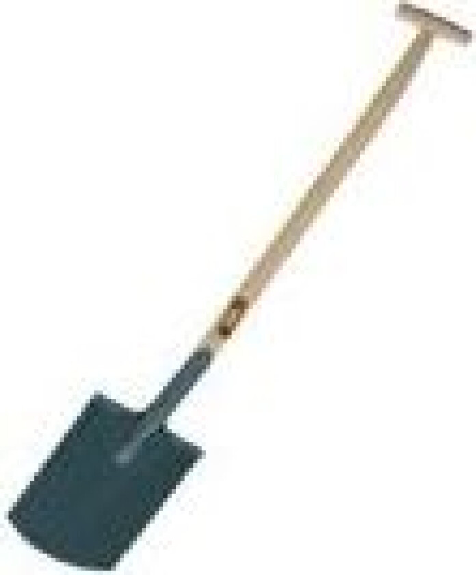 Spade rett med T 195x290mm skaft - L3002