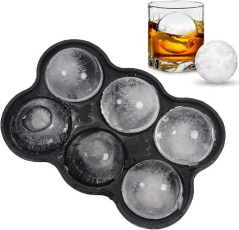 Silikonisballform - Ice Form for Ice Balls Round Ice Cubes Bullets