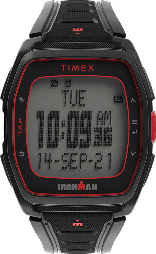 Ironman T300 TW5M47500 - Digital - Sort - Herreklokker - Resinledd - Mineral